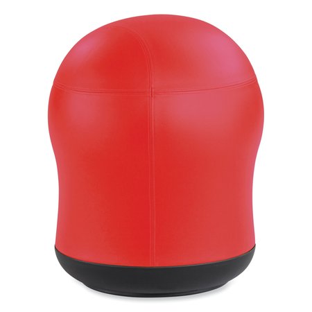 SAFCO Zenergy Swivel Ball Chair, Backless, Supports Up to 250 lb, Red Vinyl 4760RV